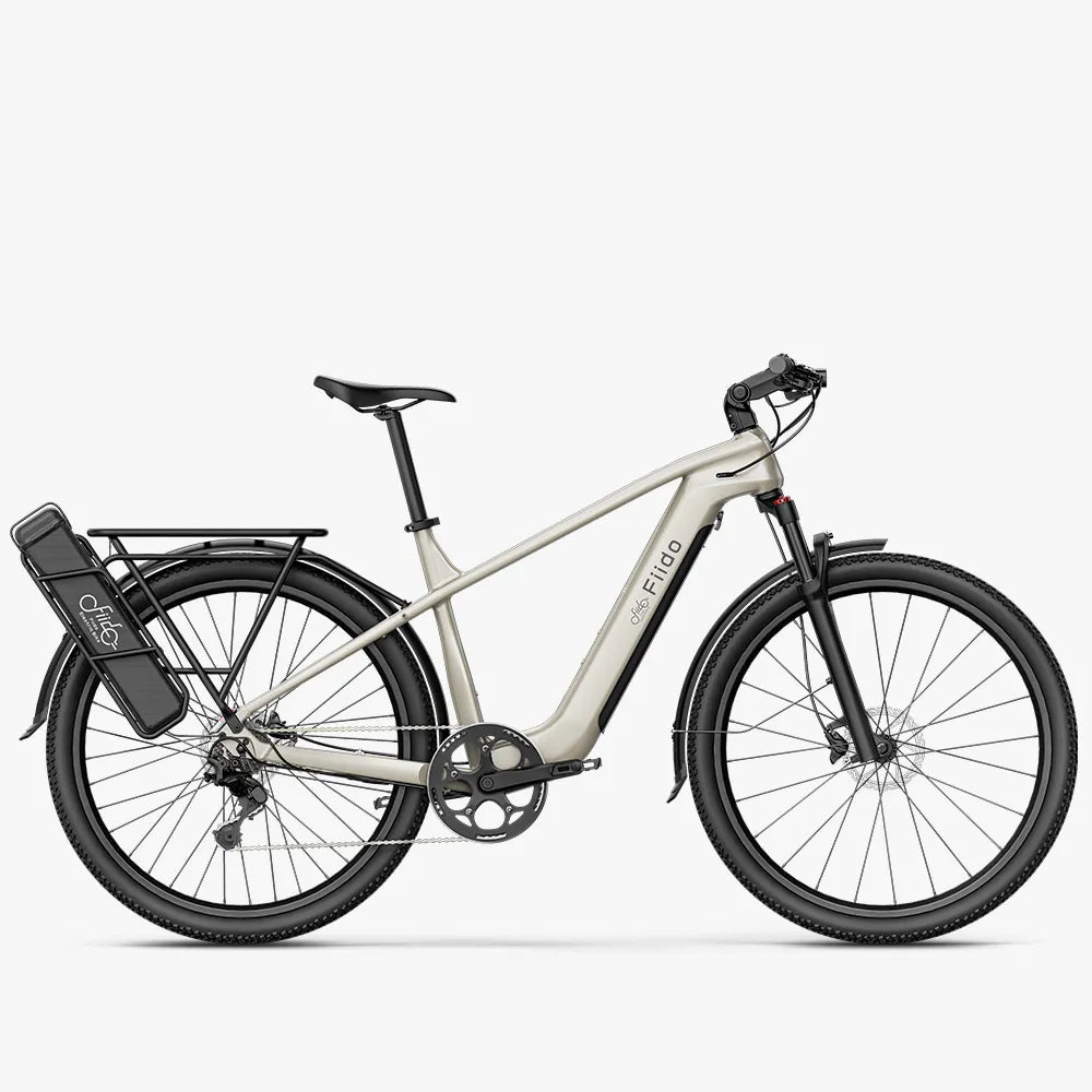 Fiido Nomads | Bicicletta elettrica da turismo | Motore 250W | 417,6 Wh | Sensore di coppia | Freni idraulici | Autonomia 79.36Km| GARANZIA ITALIANA