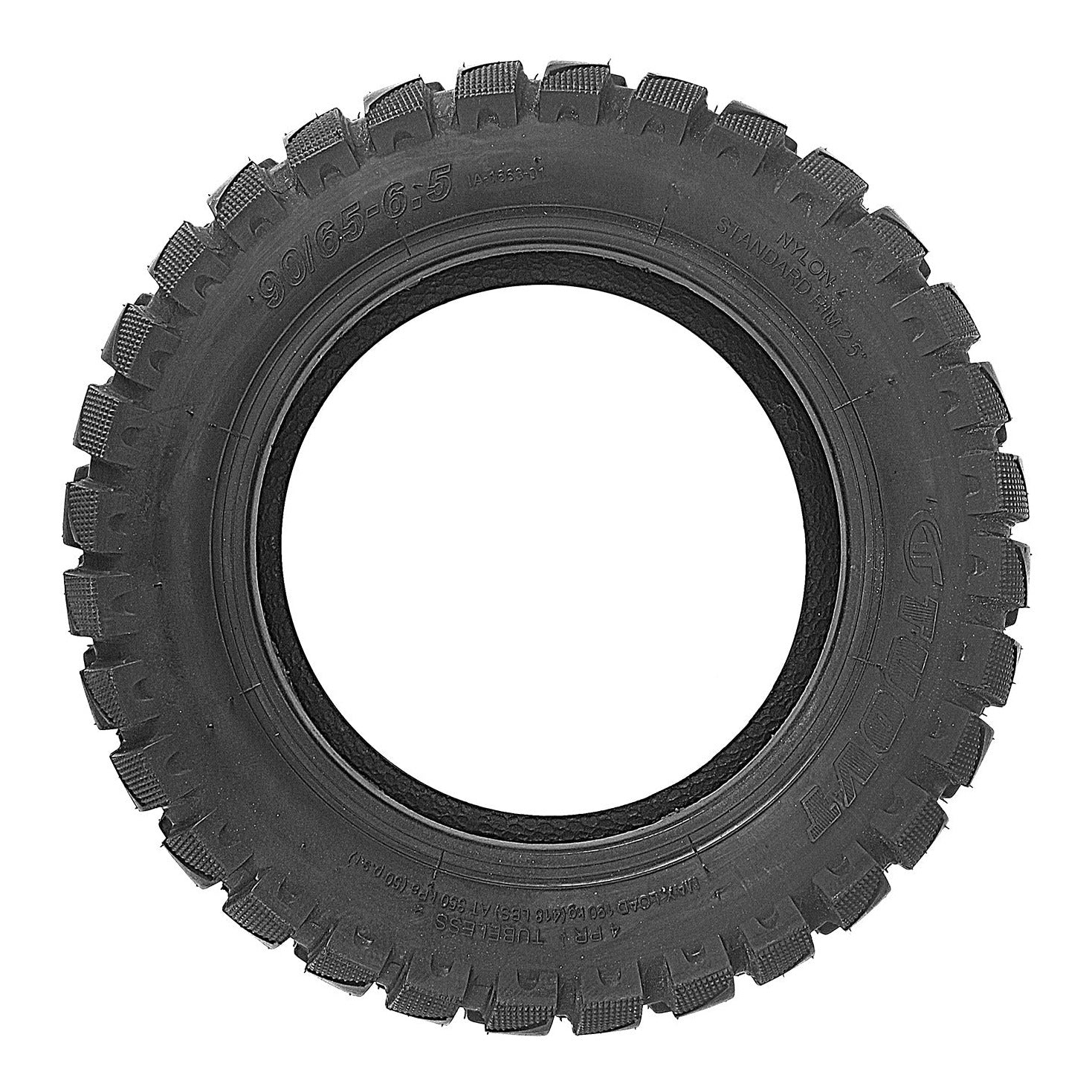 Pneumatico TUOVT Tubeless OffRoad 11X3 90/65-6.5 per KuKirin M5 Pro Anteriore/BOYUEDA e altri