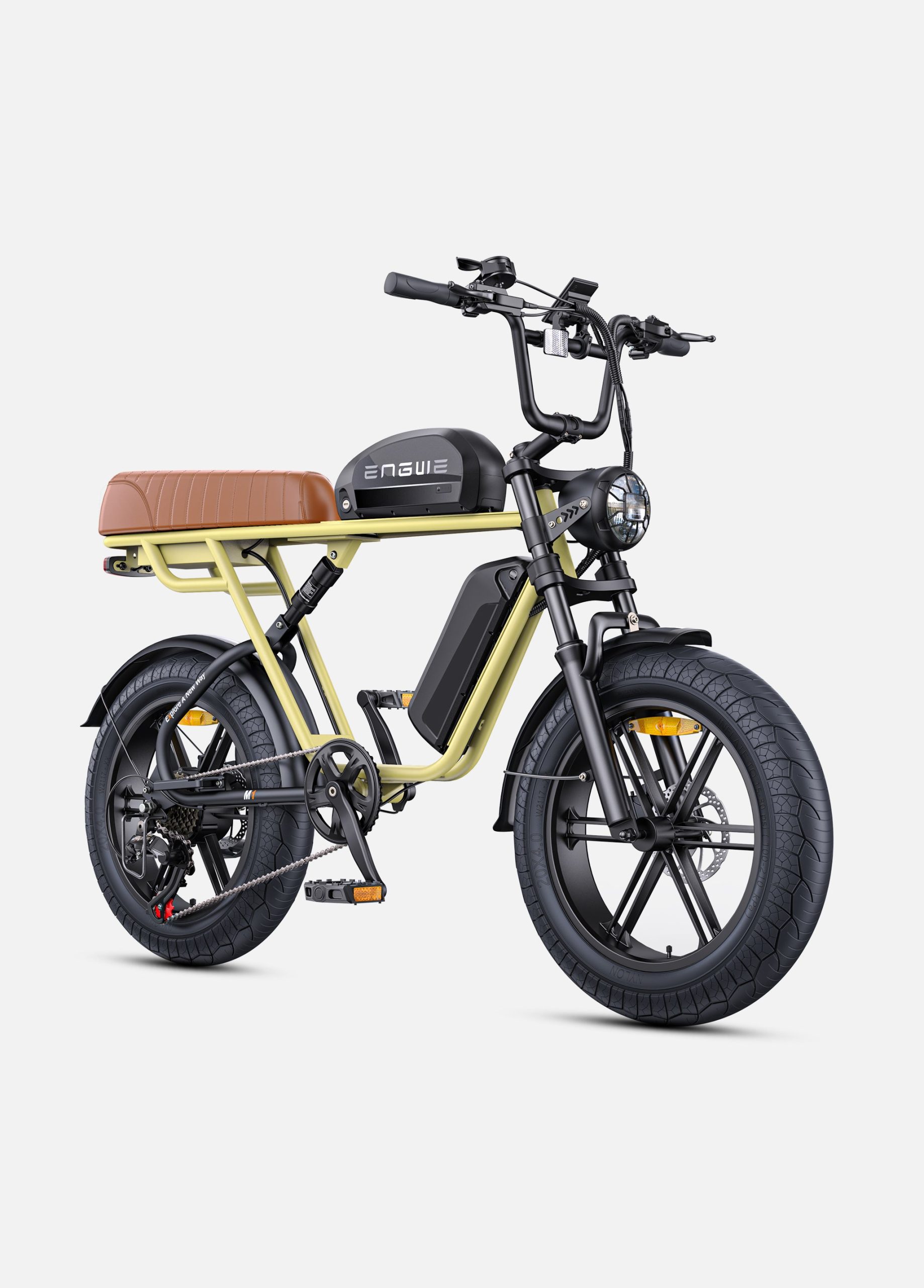 ENGWE M1 | Bicicletta Elettrica per due passeggeri | Versatile | Motore 250W | 48V 15.6Ah/15.6Ah+13Ah | GARANZIA ITALIANA