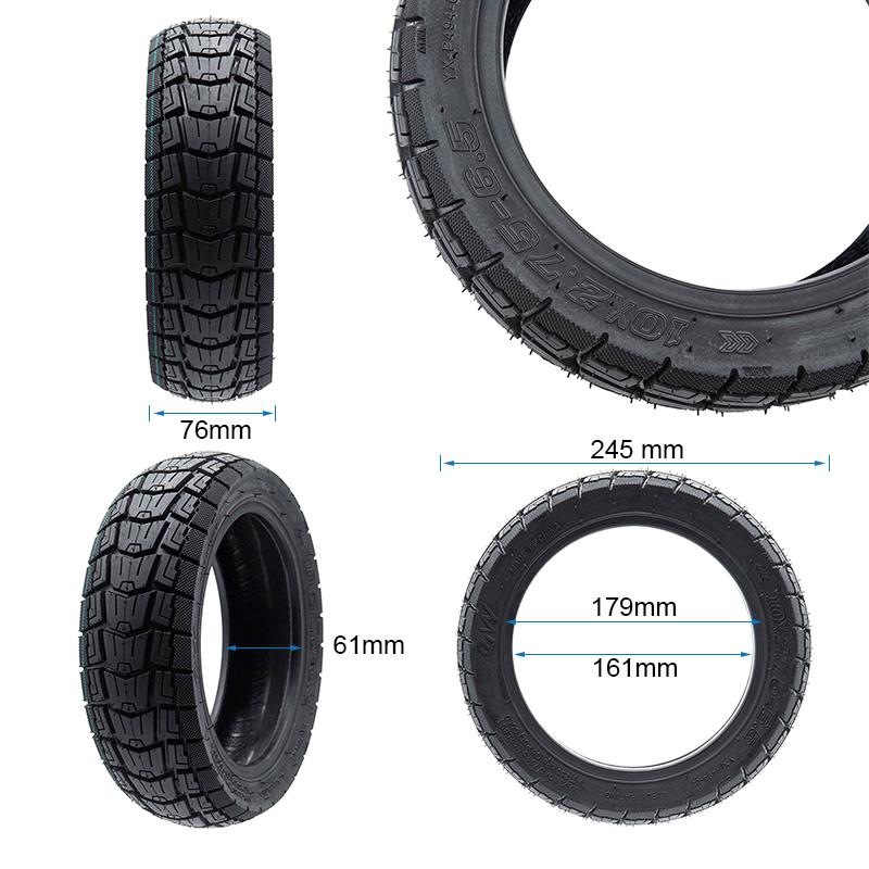 Pneumatico 10×2.75-6.5 pollici tubeless Originale KuKirin G2/G2 Master VER2025 / G3 / NINEBOT e atri
