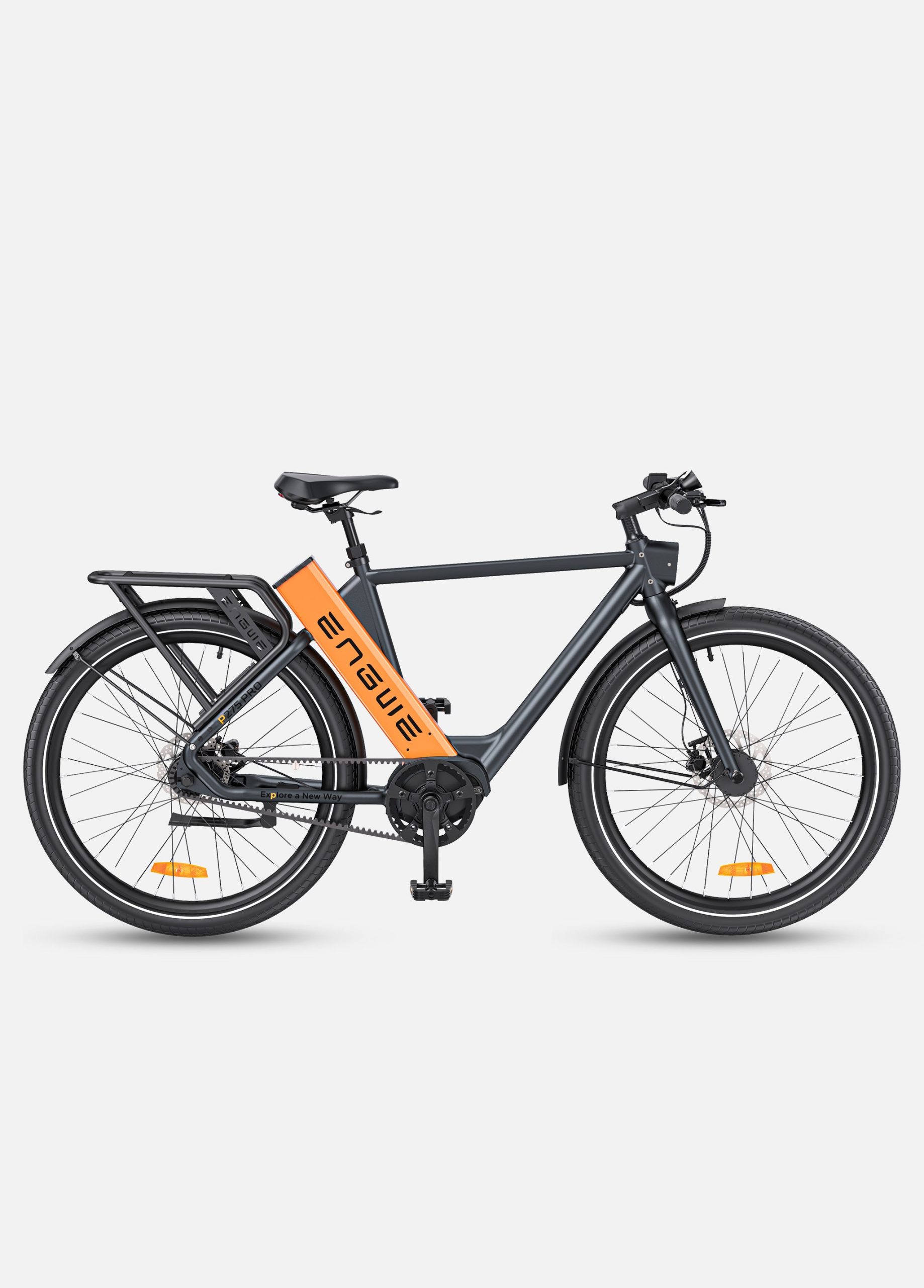 ENGWE P275 Pro | Bicicletta Elettrica | Motore centrale Bafang 250W | Sensore di coppia | 36V 19,2Ah SAMSUNG | Cinghia in carbonio Gates | Autonomia 260km | GARANZIA ITALIANA