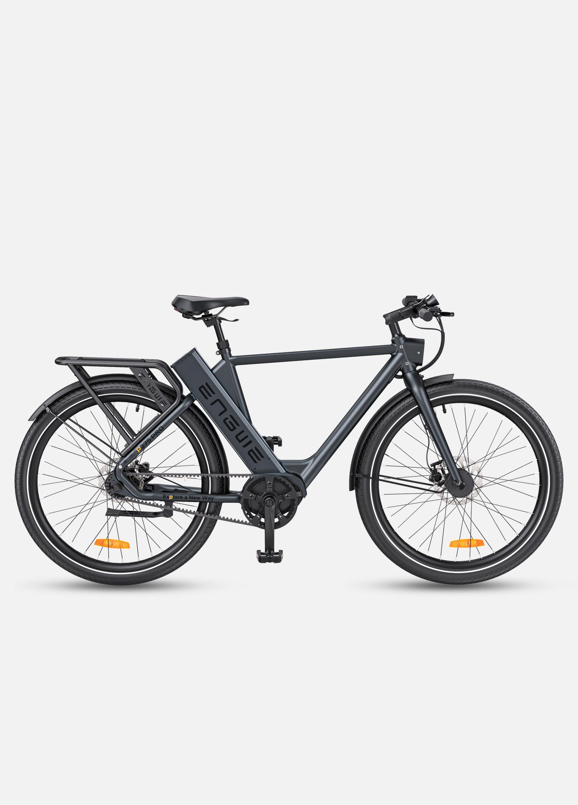 ENGWE P275 Pro | Bicicletta Elettrica | Motore centrale Bafang 250W | Sensore di coppia | 36V 19,2Ah SAMSUNG | Cinghia in carbonio Gates | Autonomia 260km | GARANZIA ITALIANA