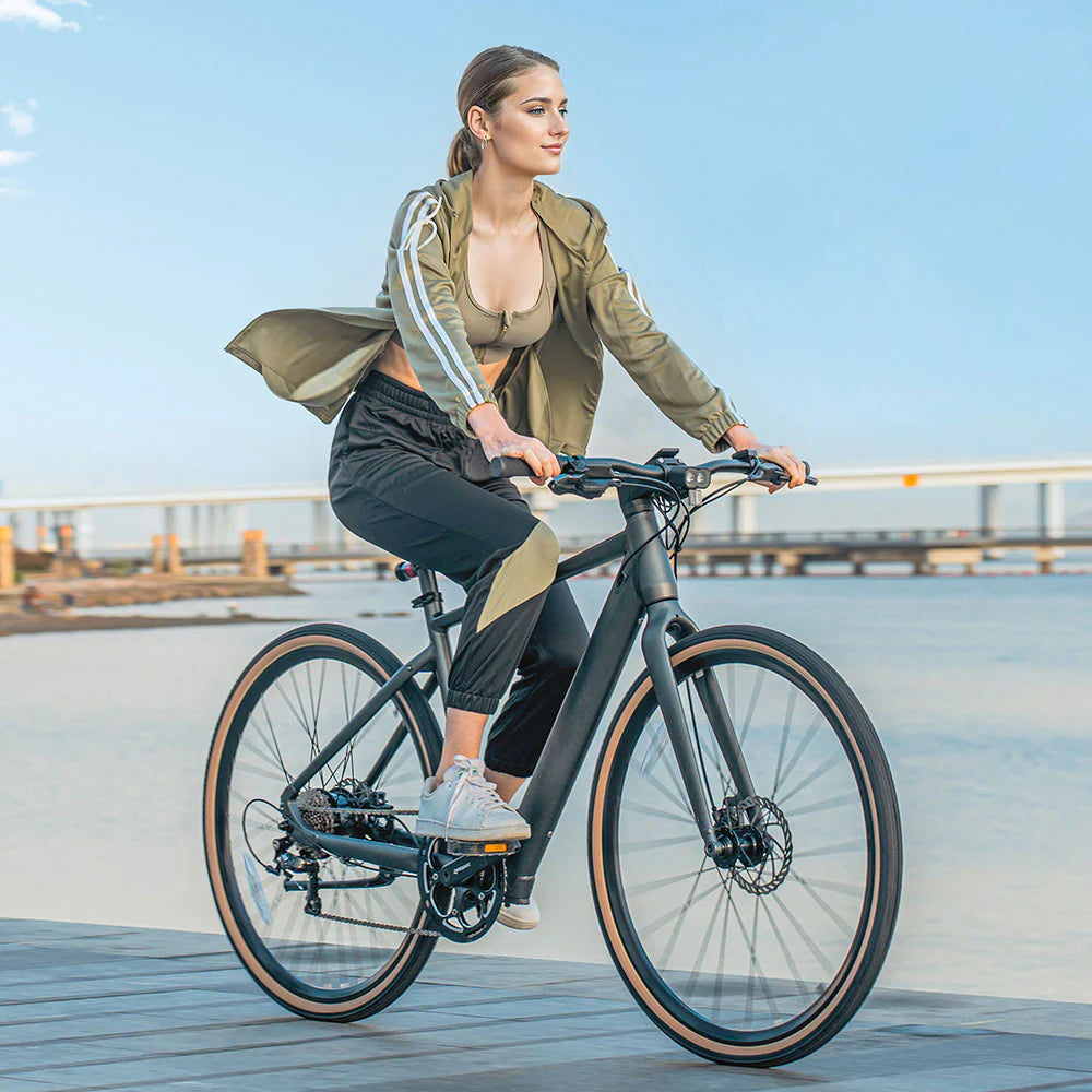 FIIDO E-Gravel C21 | Bicicletta elettrica Urbana | Motore 250W | DMEGC 208,8 Wh | Sensore di coppia | Freni idraulici | Autonomia 100Km| GARANZIA ITALIANA