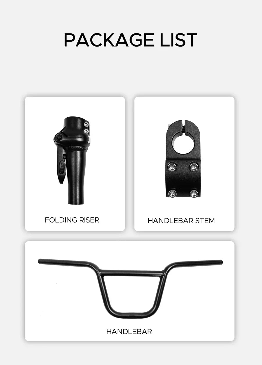 Manubrio BMX per bicicletta elettrica ENGWE X20/Engine Pro/Engine Pro 2.0/L20 3.0 Boost/L20 3.0 Pro
