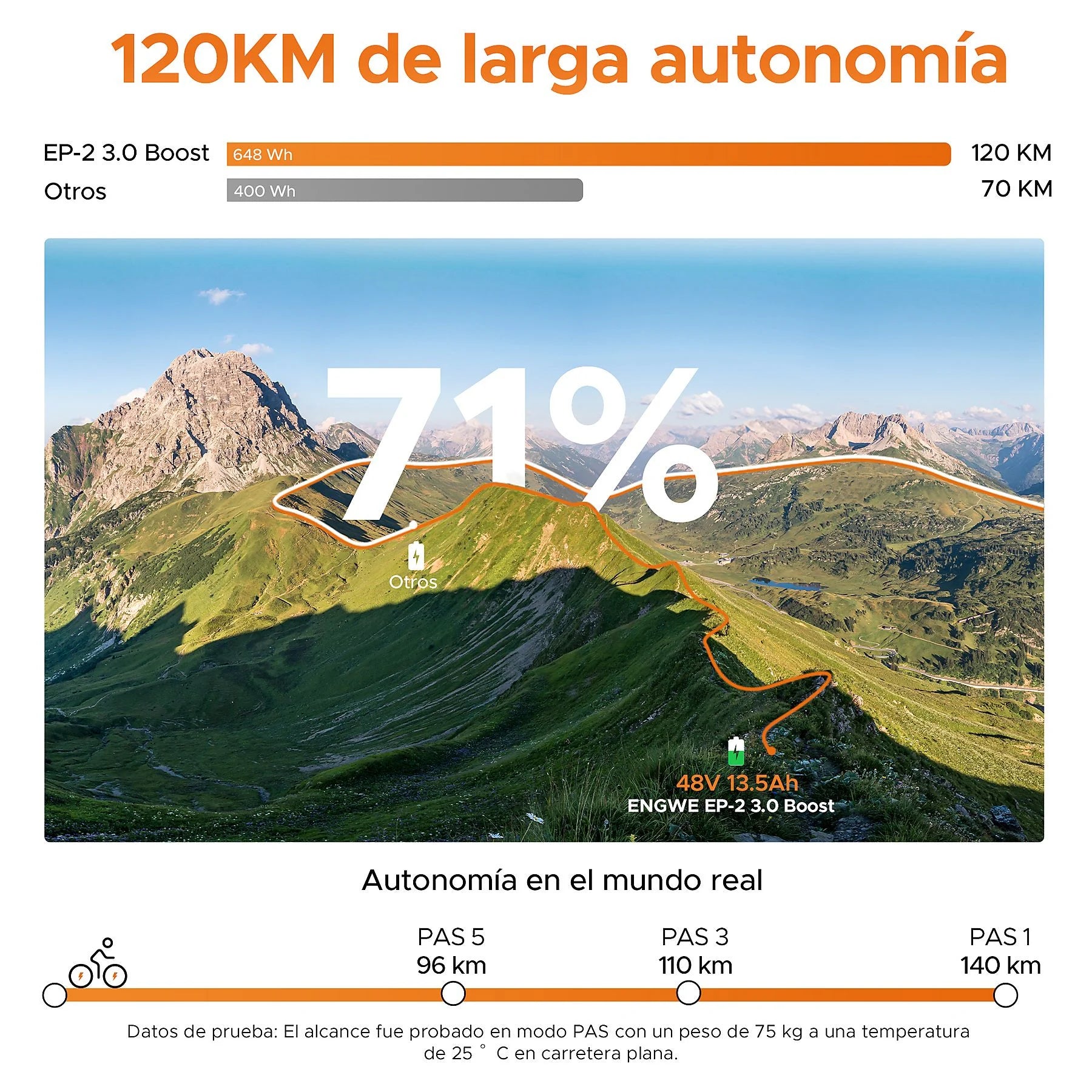 ENGWE EP-2 3.0 Boost | Bicicletta Elettrica Pieghevole | Motore 250W | Sensore di coppia | Freni Idraulici | GARANZIA ITALIANA e 100% A NORMA