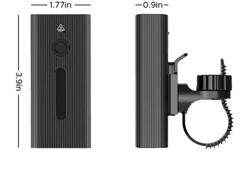 ENGWE Luce-Faro Anteriore Ricaricabile USB per Bicicletta Elettrica e Monopattini