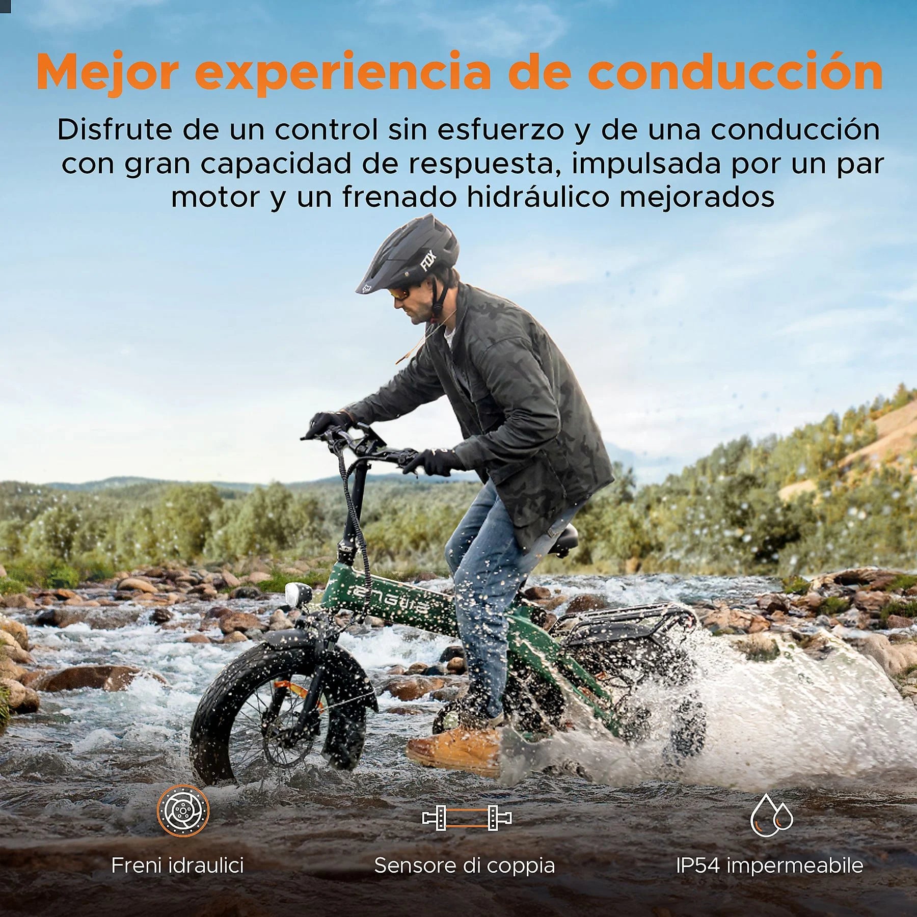 ENGWE EP-2 3.0 Boost | Bicicletta Elettrica Pieghevole | Motore 250W | Sensore di coppia | Freni Idraulici | GARANZIA ITALIANA e 100% A NORMA