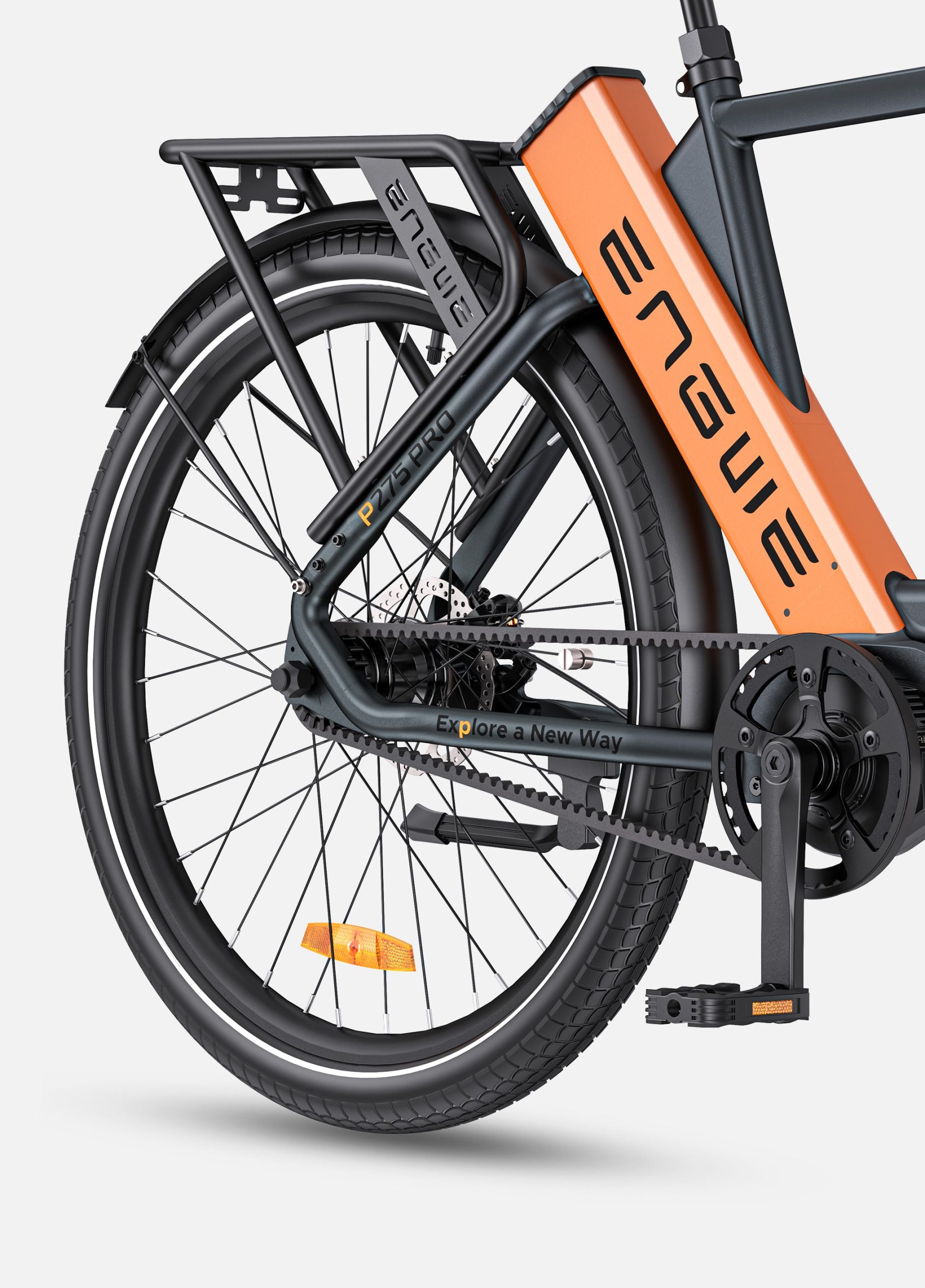 ENGWE P275 Pro | Bicicletta Elettrica | Motore centrale Bafang 250W | Sensore di coppia | 36V 19,2Ah SAMSUNG | Cinghia in carbonio Gates | Autonomia 260km | GARANZIA ITALIANA