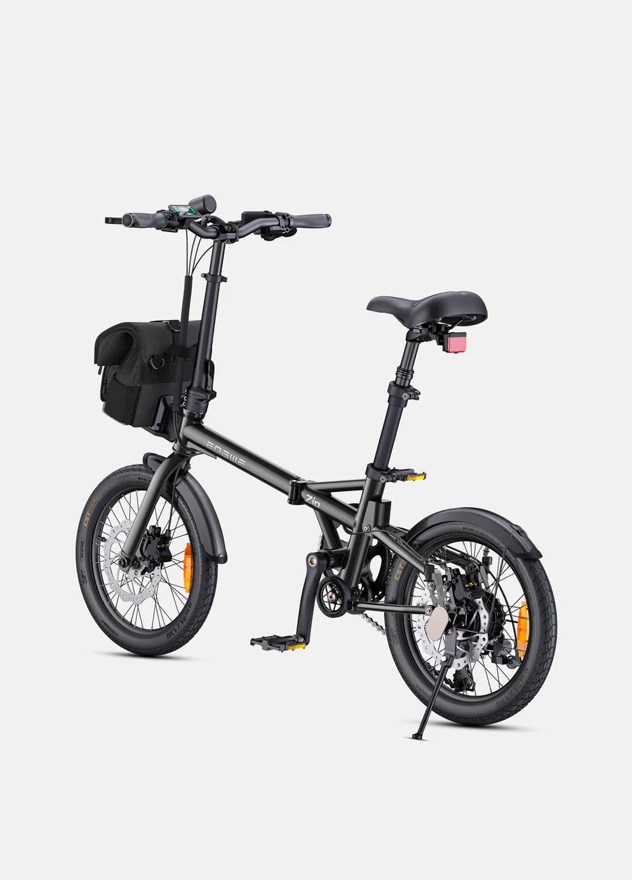 ENGWE ZIP Bicicletta Elettrica Pieghevole | Motore 250W | Sensore di coppia | Freni Idraulici | Batteria LG Portatile 36V 10Ah 120Km | GARANZIA ITALIANA