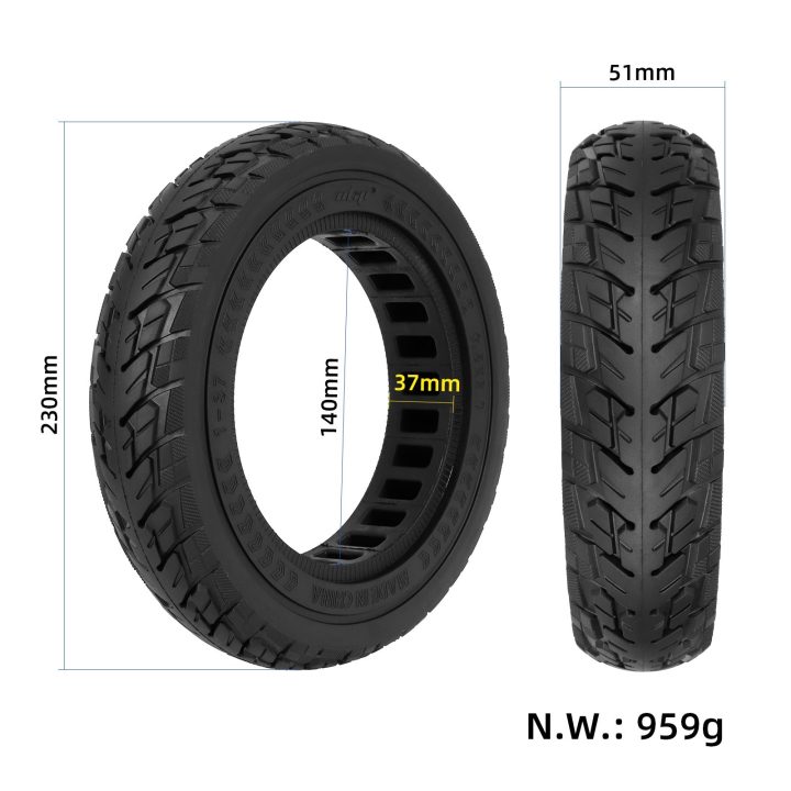 PNEUMATICO pieno gomma solida ruota 9,5×2-6,1 pollici per modifica Xiaomi, Ducati, Lexgo, Nilox, Alfa Romeo, Vivobike, Woow