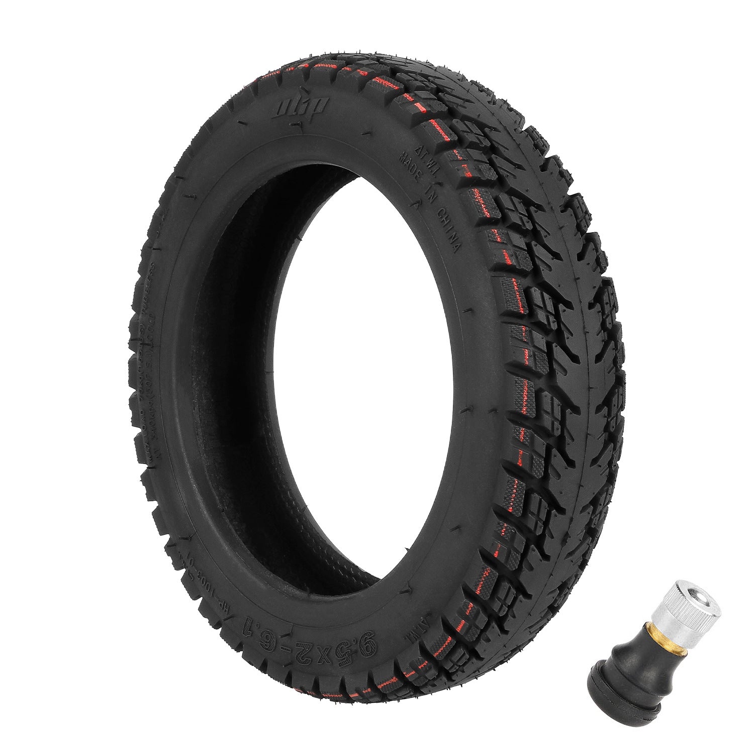 Pneumatico OFFROAD Tubeless 9.5×2-6.1 pollici per Xiaomi 365 / 365 PRO e compatibile con monopattini elettrici da 8.5 pollici ruote