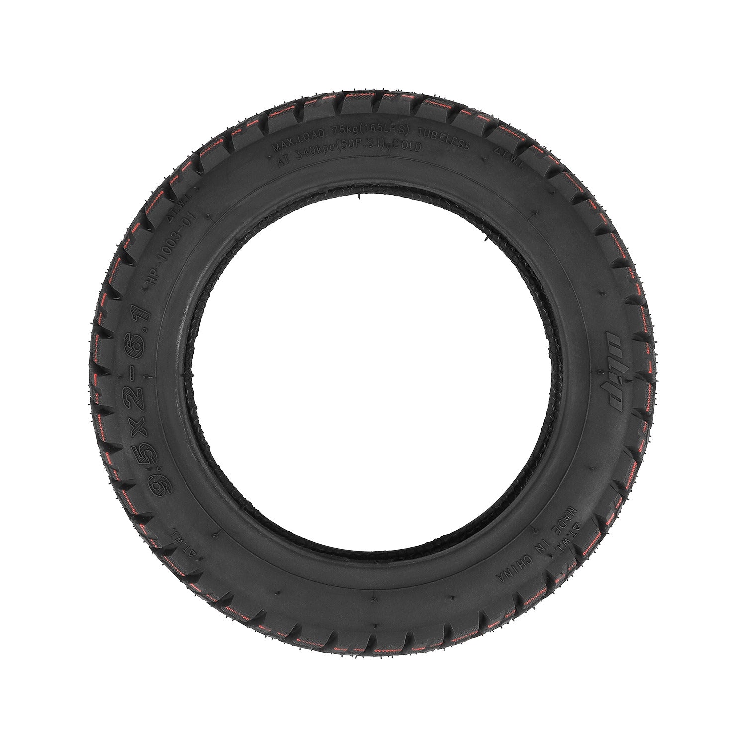 Pneumatico OFFROAD Tubeless 9.5×2-6.1 pollici per Xiaomi 365 / 365 PRO e compatibile con monopattini elettrici da 8.5 pollici ruote