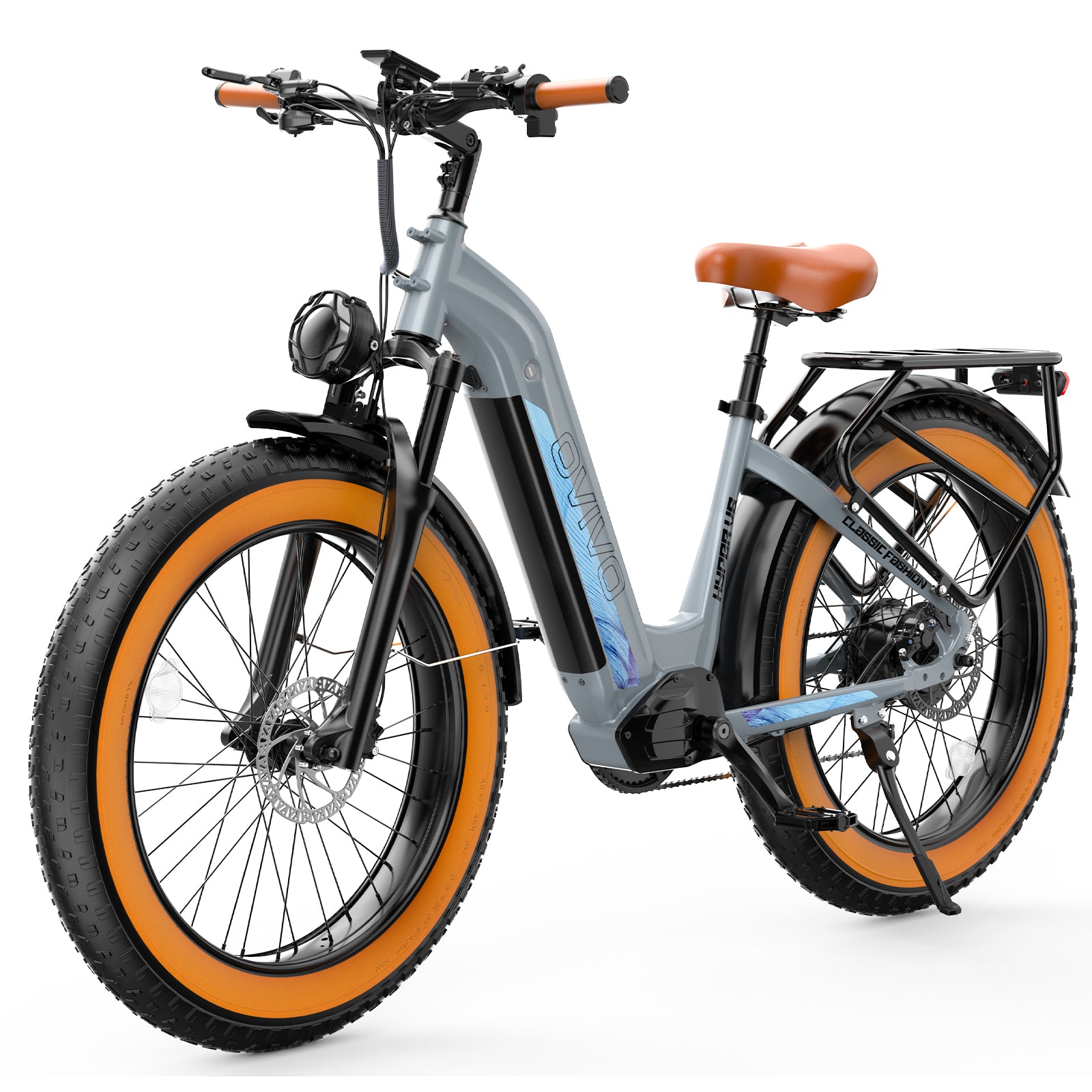 OVIVO HYPER V6 | Bicicletta Elettrica | Versatile | Motore BAFANG 250W | 48V 20Ah | Freni Idraulici | 25km/h | Autonomia 120-150km | GARANZIA ITALIANA