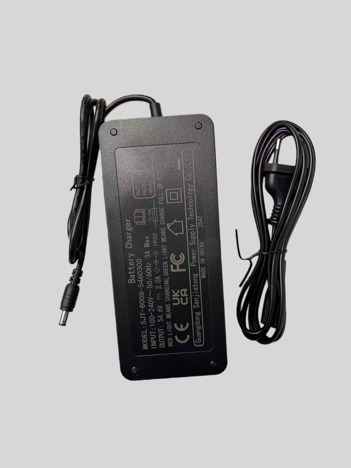 Carica Batteria 54.6V 2A DC5.5 per bicicletta elettrica FIIDO C11/C11 Pro/M1 Pro