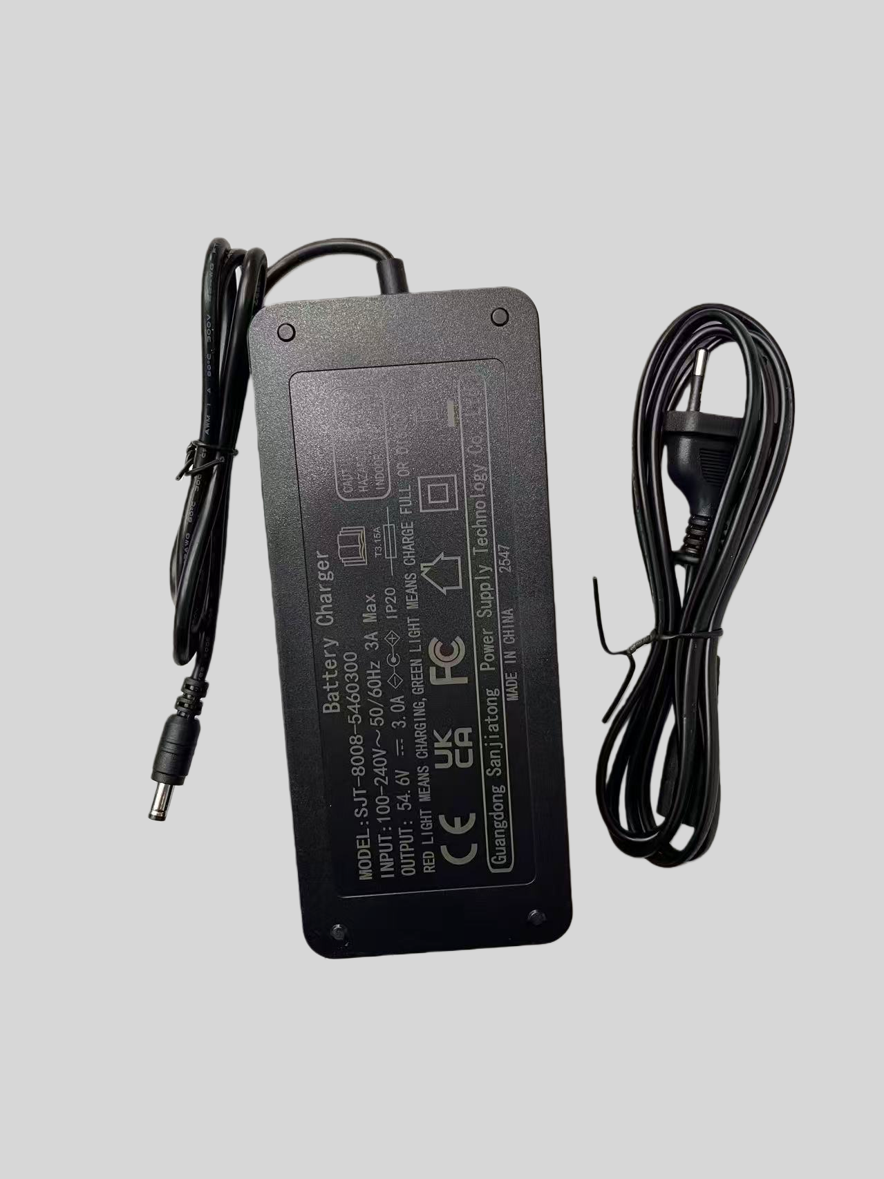 Carica Batteria 54.6V 2A DC5.5 per bicicletta elettrica FIIDO C11/C11 Pro/M1 Pro