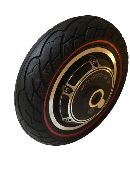 PNEUMATICO pieno gomma solida ruota 10×2.5-6.1 / 255×80 /B34 pollici cerchi da 34mm per monopattino Kugoo Kirin KuKirin M4/M4 Pro/KUKIRIN G2 MAX/KUKIRIN G3 PRO e altri scooters linea rossa