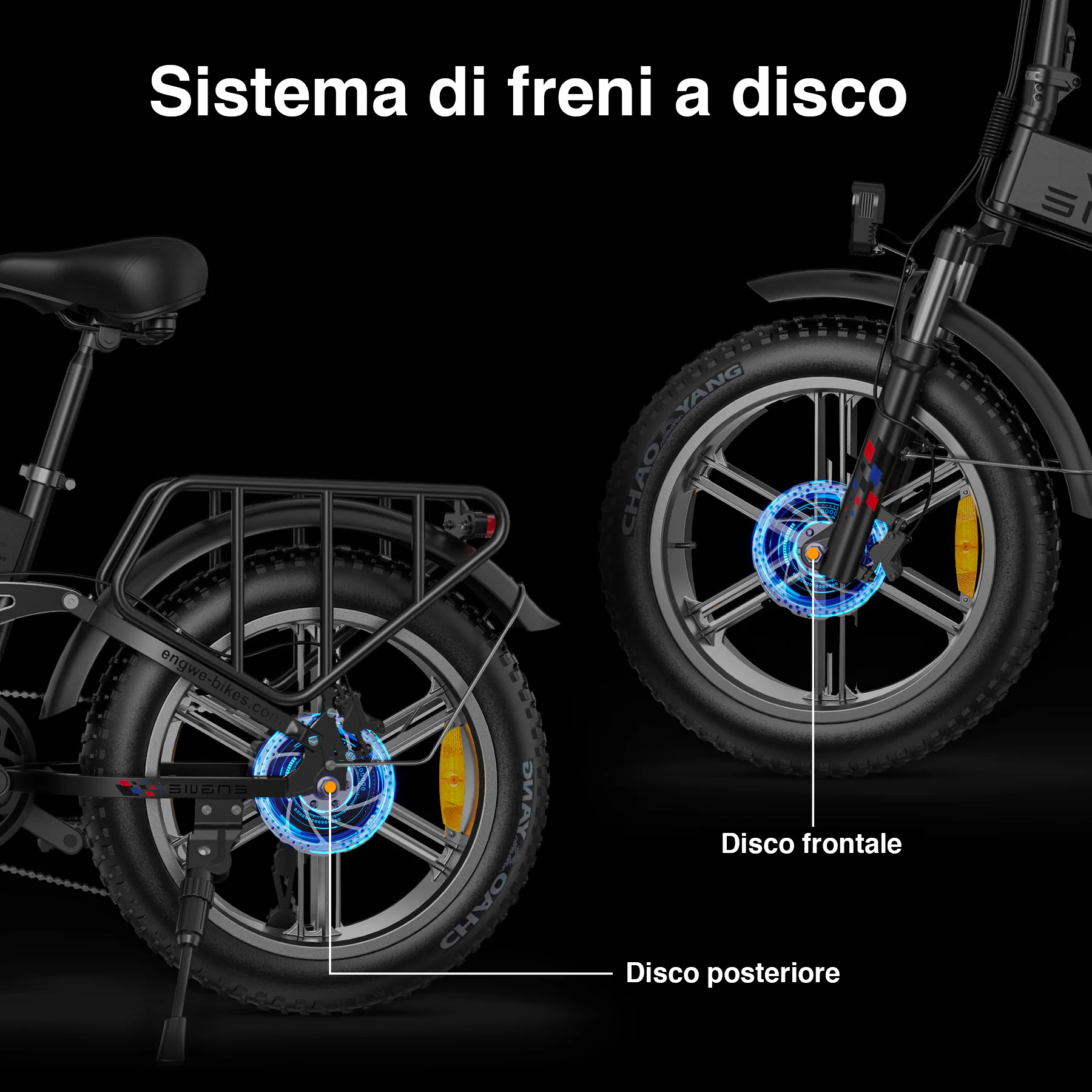 ENGWE ENGINE X | Bicicletta elettrica | Motore 250W | 48V 13AH | Autonomia 90km | GARANZIA ITALIANA