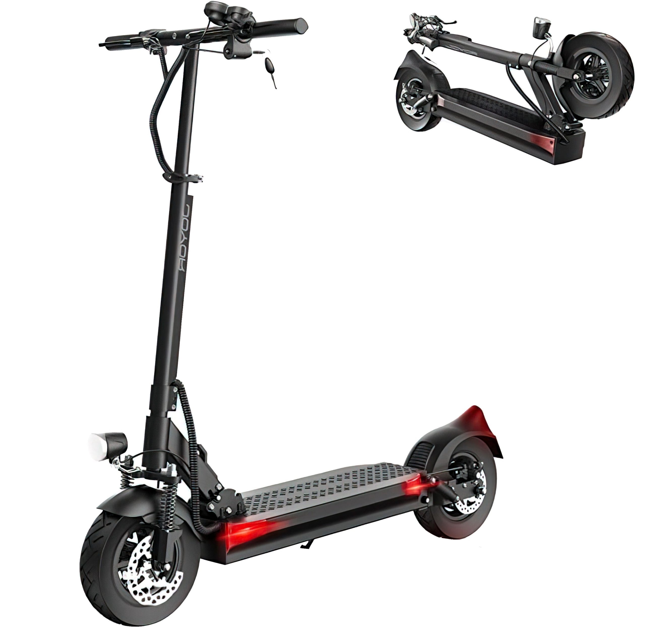 JOYOR Y6-S Monopattino Elettrico + kit accessori (borsa,lucchetto, camera d’aria) | 500W 48V 18 Ah | Ruote da 10″ | Autonomia 70km