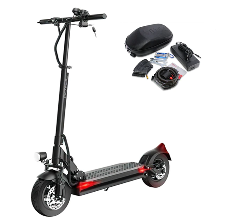 JOYOR Y6-S Monopattino Elettrico + kit accessori (borsa,lucchetto, camera d’aria) | 500W 48V 18 Ah | Ruote da 10″ | Autonomia 70km