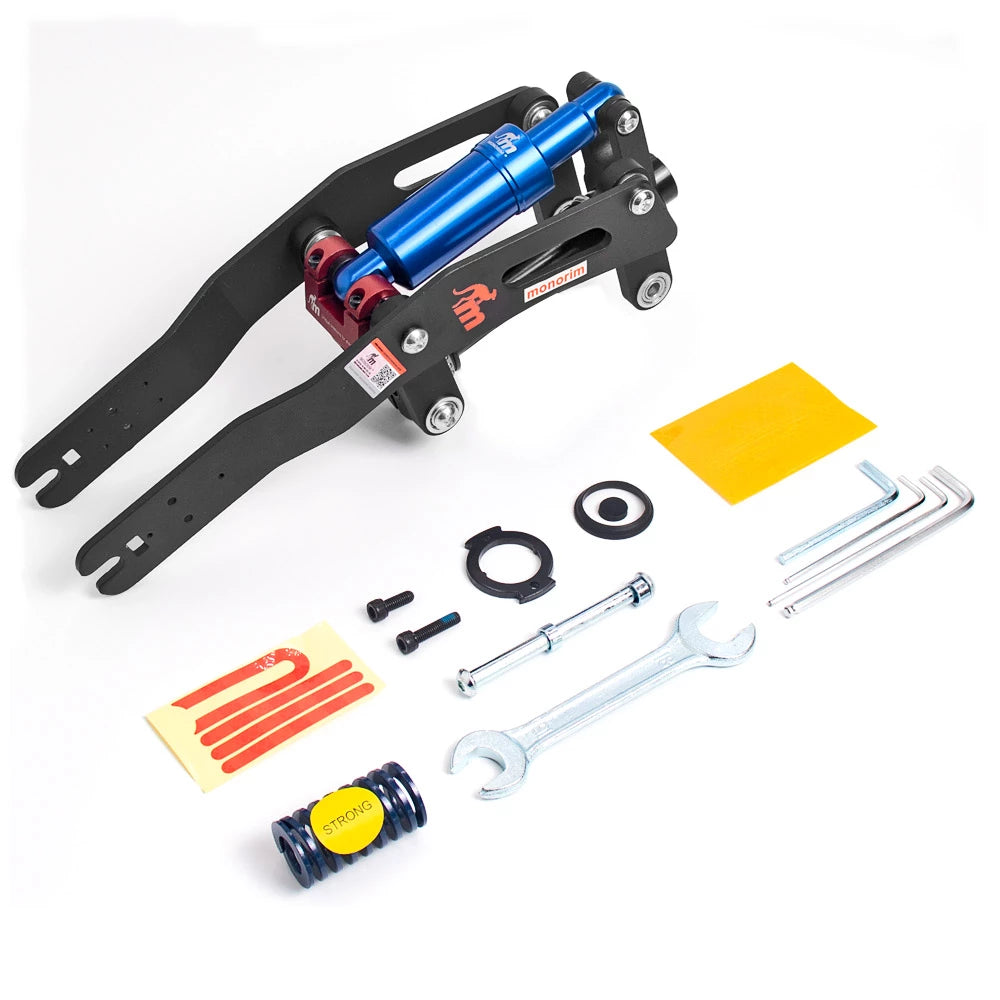 Ammortizzatore e sospensione MONORIM V4 BLU per monopattino elettrico XIAOMI M365/M365 Pro/1S/Pro 2/Essential