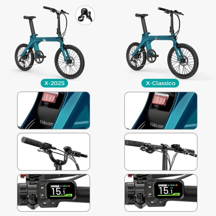 FIIDO X | Bicicletta elettrica |  Sensore di coppia Mivice S200 | Motore 250W | Autonomia 130km | GARANZIA ITALIANA