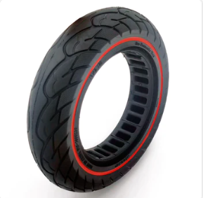 Pneumatico pieno gomma solida ruota 10×2.5-6.5/B44 pollici cerchi 44MM per KUGOO G2 PRO, G MAX, G3/Ninebot G30/Ducati/Aprilia (60/70-6.5)/Argento