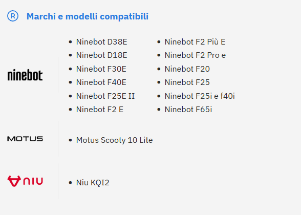 Pneumatico 10×2.125-6 per Kugoo Kirin S4, Xiaomi Ninebot Motus Niu