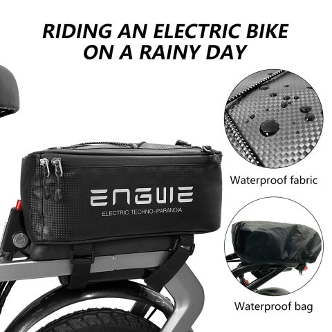 Engwe borsa Originale da bicicletta per sedile posteriore bagagliaio 7L