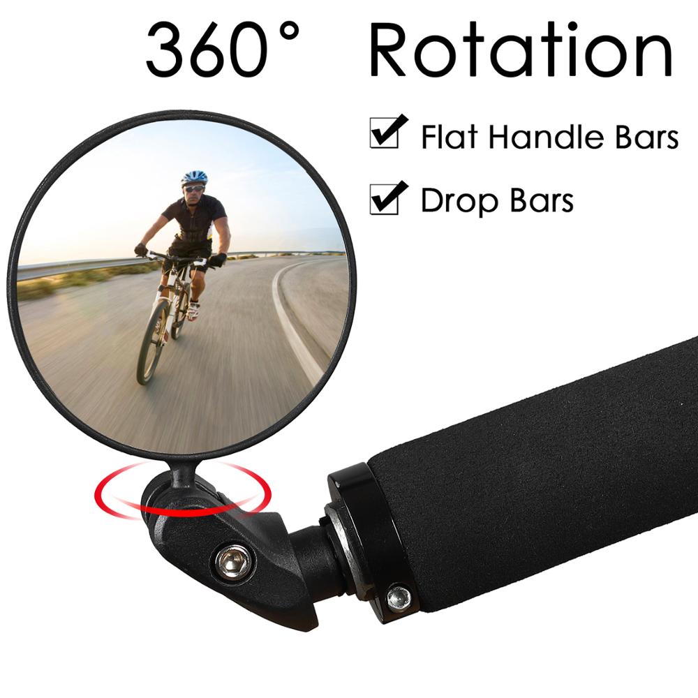 Specchietto Retrovisore Universale 360° per Bici e Monopattini Elettrici