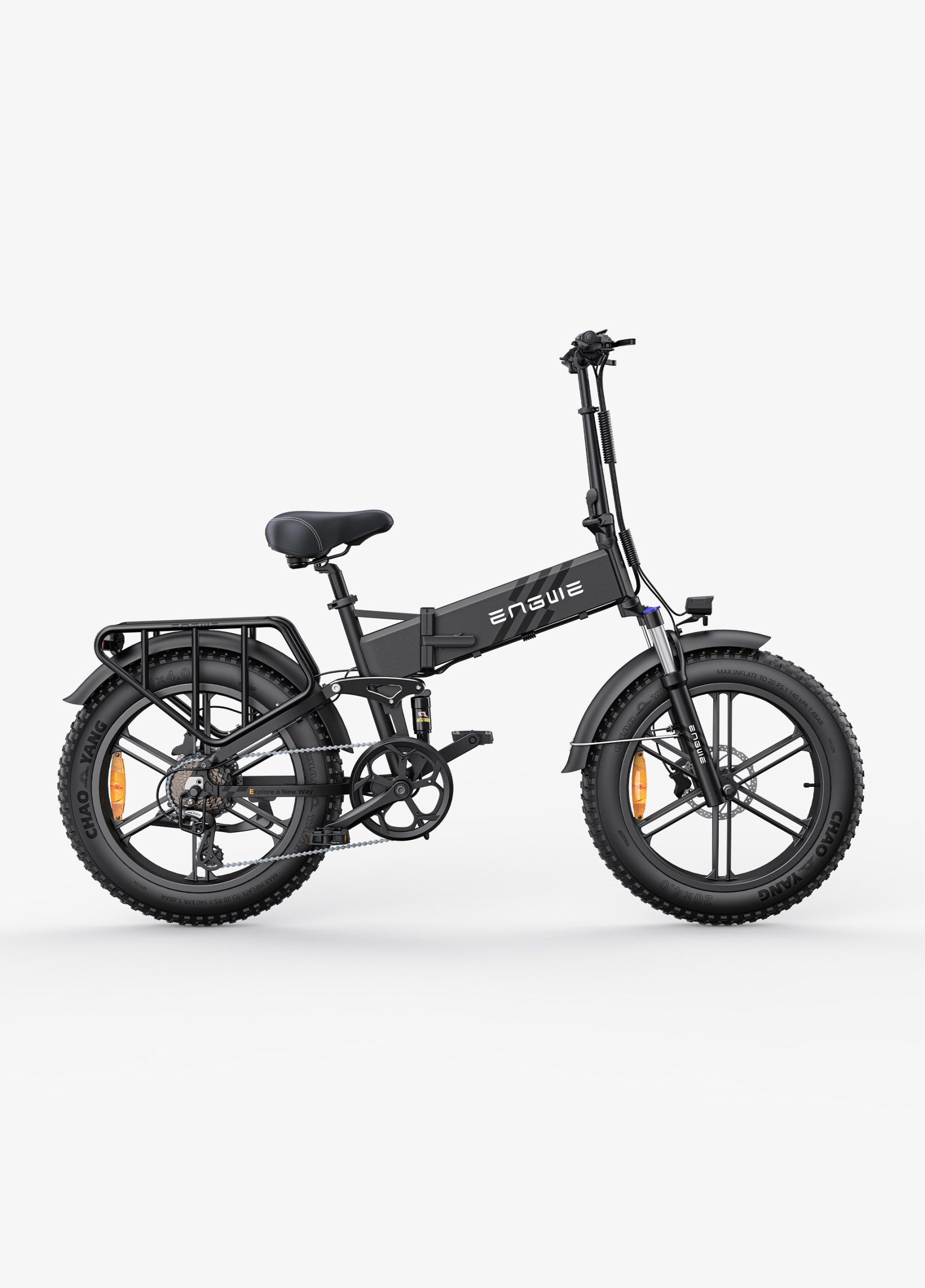 ENGWE ENGINE PRO 2.0 | Bicicletta Elettrica | Pieghevole | Ruote Fat 20″x4 | Motore 75 Nm | 16Ah 768Wh | Autonomia 110km | GARANZIA ITALIANA