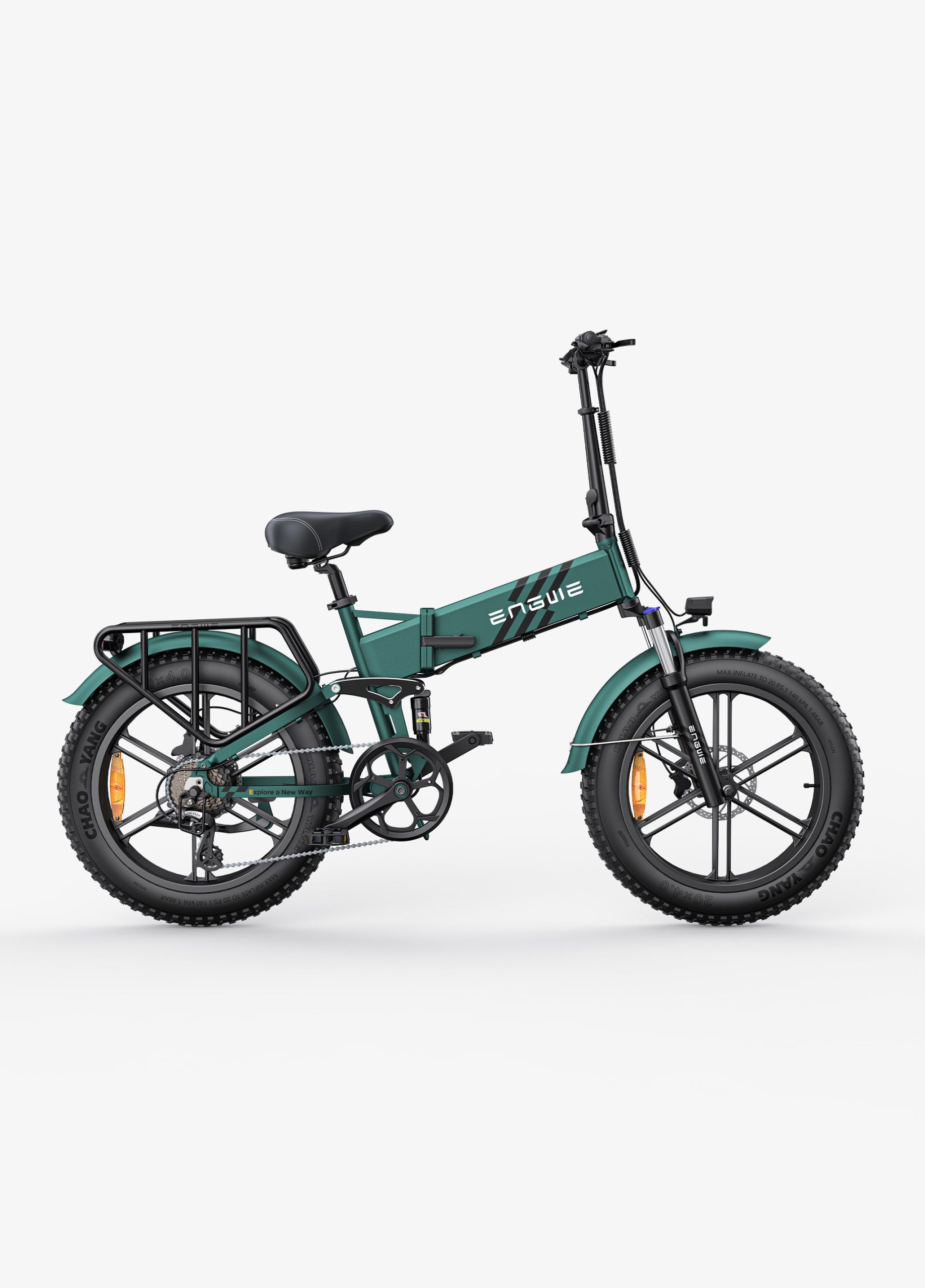 ENGWE ENGINE PRO 2.0 | Bicicletta Elettrica | Pieghevole | Ruote Fat 20″x4 | Motore 75 Nm | 16Ah 768Wh | Autonomia 110km | GARANZIA ITALIANA