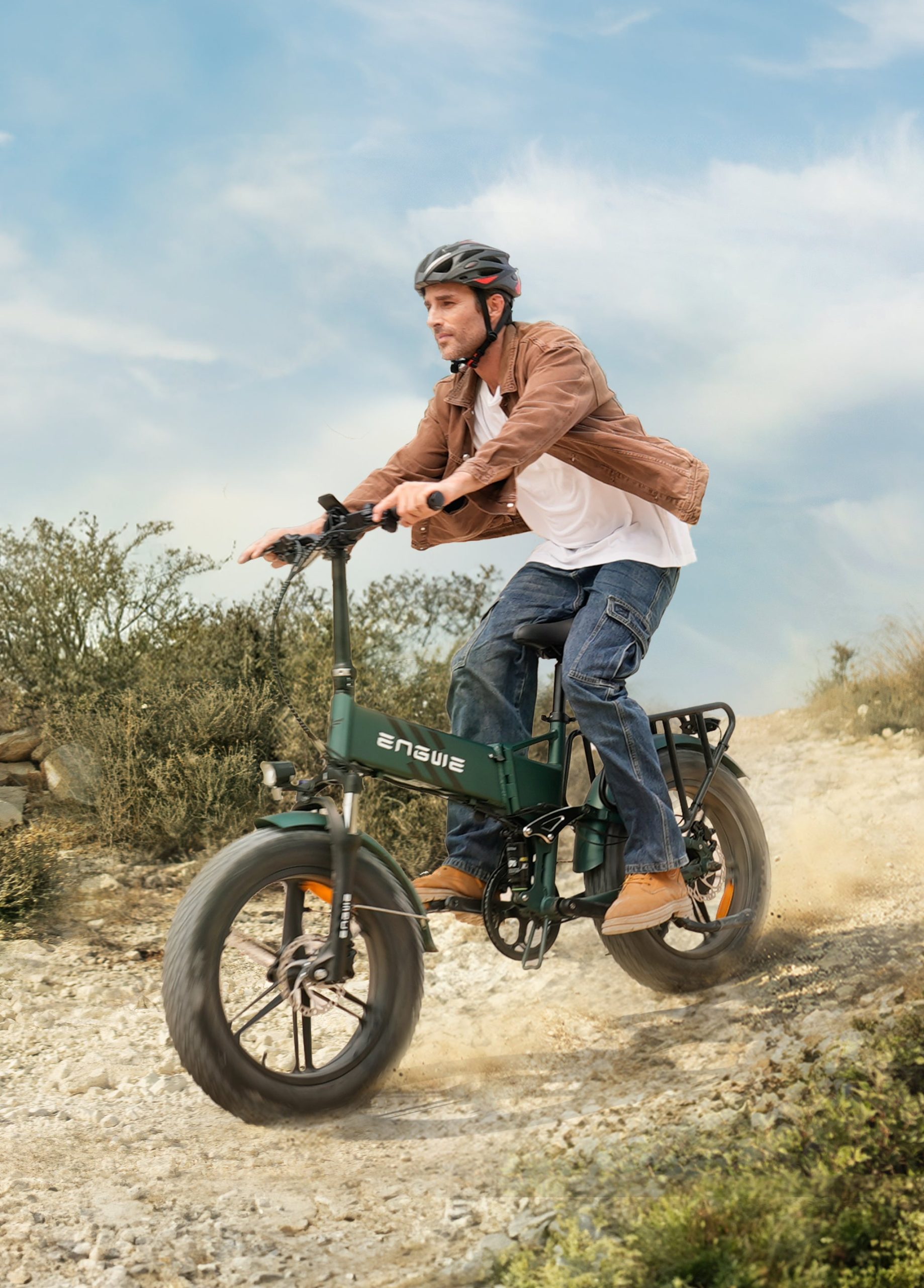 ENGWE ENGINE PRO 2.0 | Bicicletta Elettrica | Pieghevole | Ruote Fat 20″x4 | Motore 75 Nm | 16Ah 768Wh | Autonomia 110km | GARANZIA ITALIANA