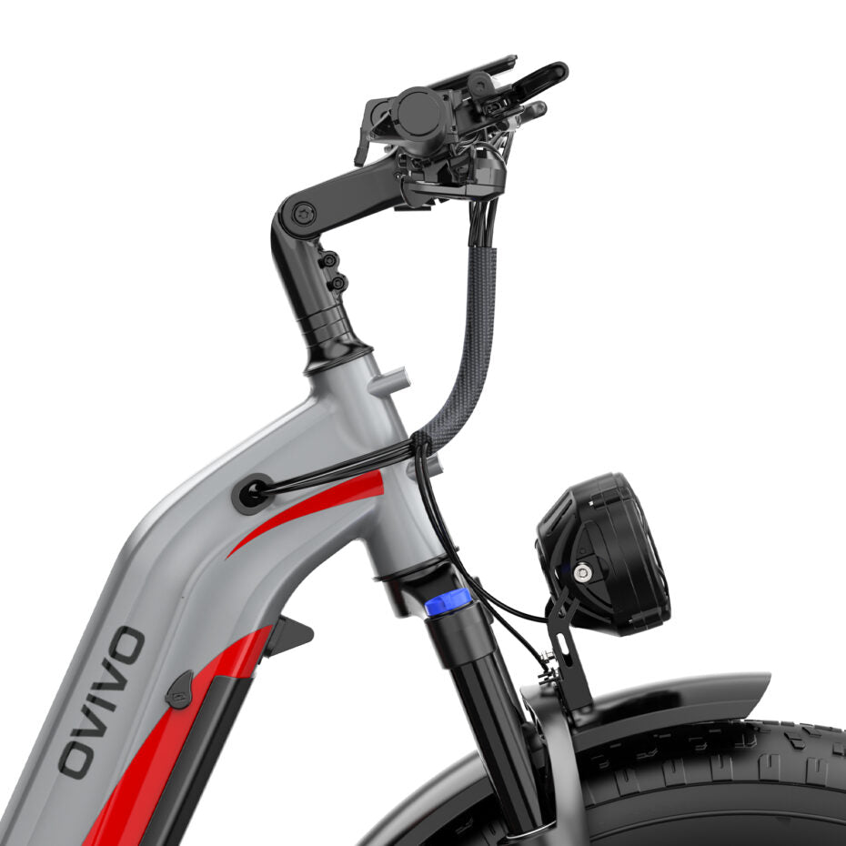 OVIVO V6 PRO | Bicicletta Elettrica Pieghevole | Versatile | Motore BAFANG 250W | 48V 20Ah | Freni Idraulici | 25km/h | Autonomia 120-150Km | GARANZIA ITALIANA