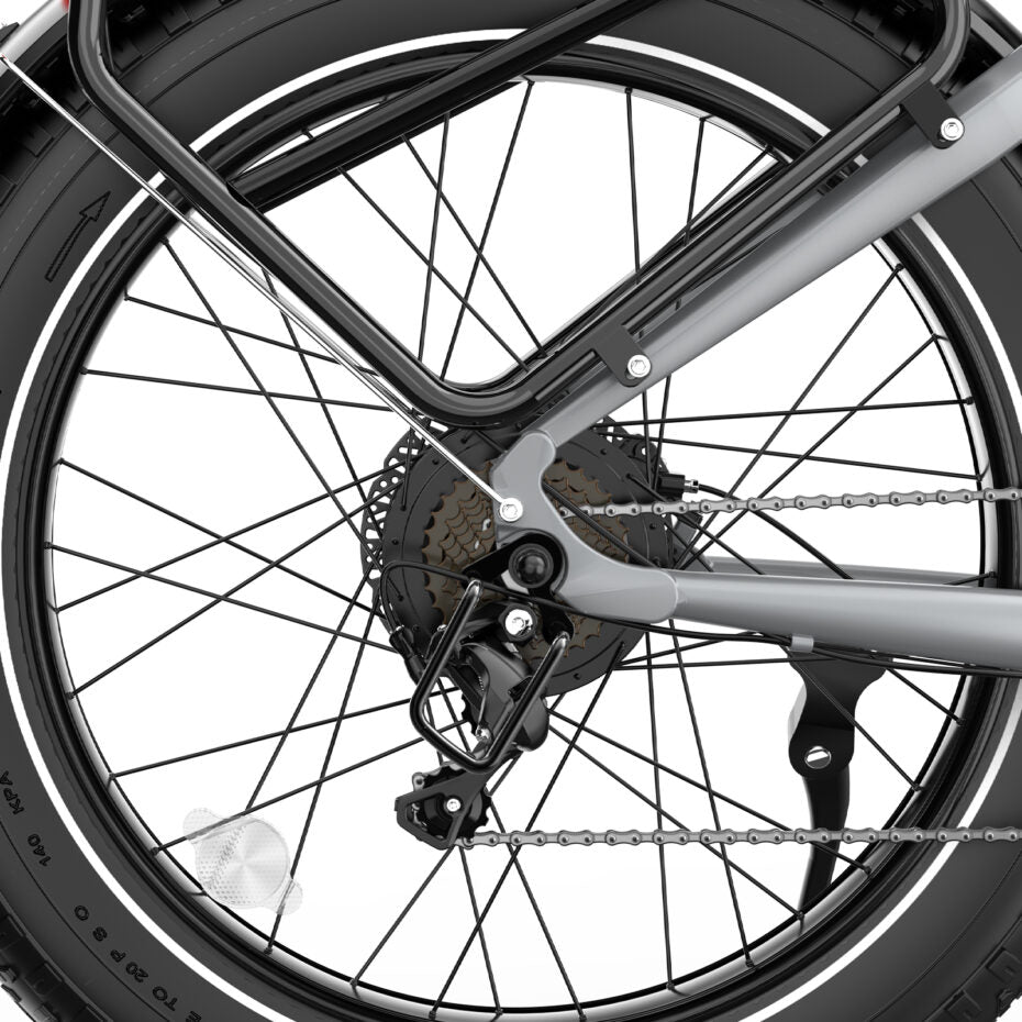 OVIVO V6 PRO | Bicicletta Elettrica Pieghevole | Versatile | Motore BAFANG 250W | 48V 20Ah | Freni Idraulici | 25km/h | Autonomia 120-150Km | GARANZIA ITALIANA